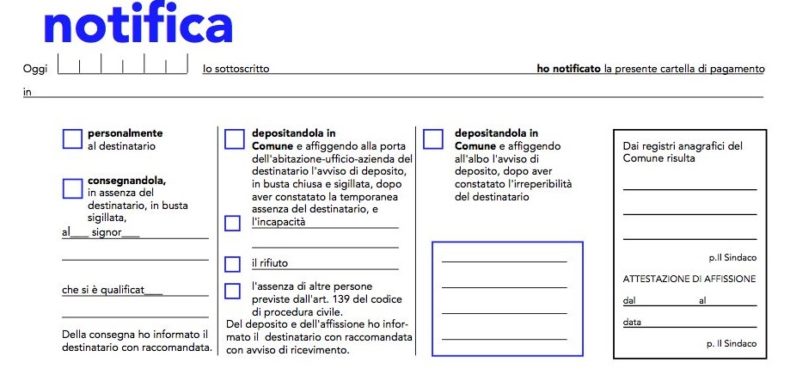 LA CARTELLA E’ NULLA SE NON RIPORTA I CRITERI DI CALCOLO DEGLI INTERESSI