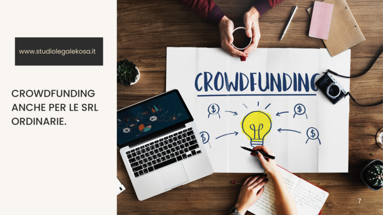 CROWDFUNDING ANCHE PER LE SRL ORDINARIE.