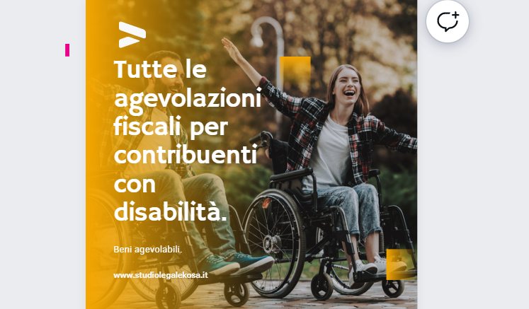 CONTRIBUENTI CON DISABILITÀ: TUTTE LE AGEVOLAZIONI FISCALI.